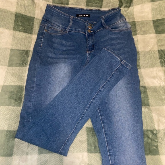 Fashion Nova High-Waisted Skinny Jeans - Picture 1 of 4